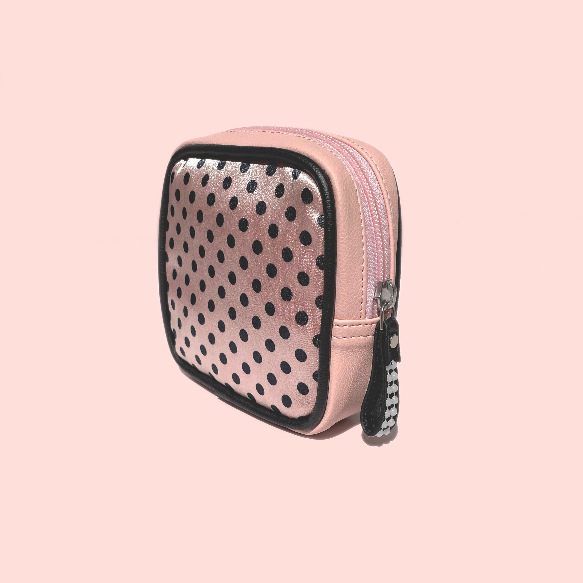 BLUE POLKA POUCH